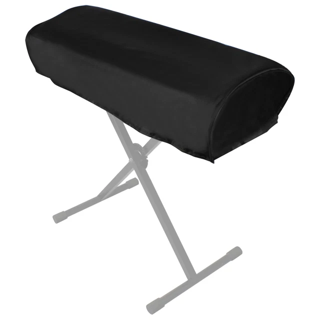 61-key Piano Keyboard Dust Cover Water-resistant Canvas Material Foldable Black