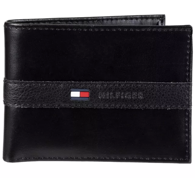 Tommy Hilfiger Casual Black Bifold Wallet - (31TL22X062)