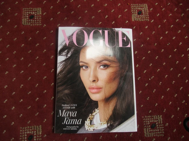 BRITISH VOGUE MAGAZINE AUGUST 2023 Subscriber Cover. Maya Jama £4.99