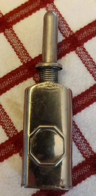 Ancienne petite burette à huile pour fusils US WW1 ou WW2 en laiton nickelé