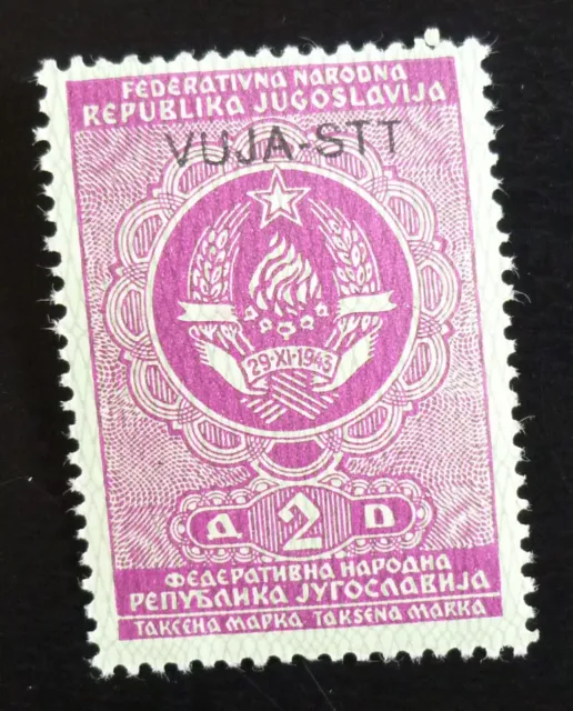 Slovenia c1950 Italy Trieste Yugoslavia - Ovp. VUJA - STT Revenue Stamp US 4