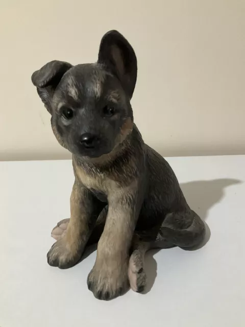 Lenox German Shepherd Puppy Porcelain Figurine Dog Breed collectable 17cm High