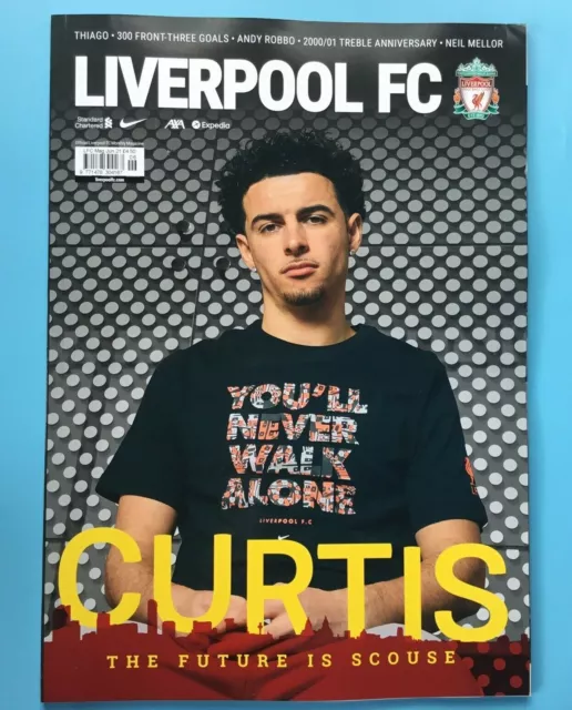 June 2021  Liverpool FC Magazine  issue No 105  Curtis Jones Cover