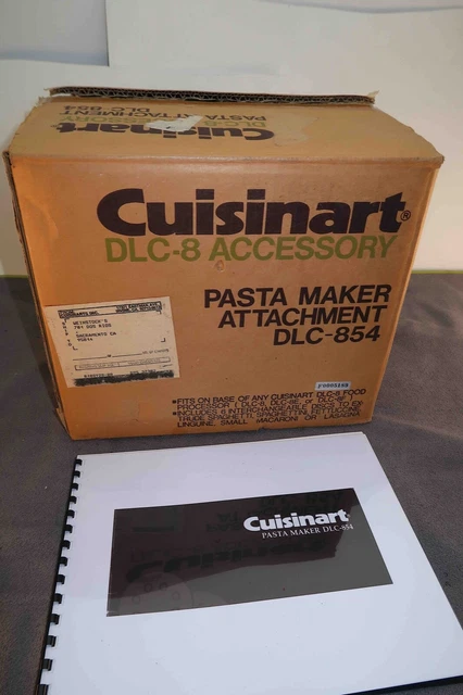 Cuisinart DLC-854 Pasta Maker Attachment Fits DLC-8 Series Food Processors Cuisinart DLC-854 Pasta Maker Attachment Fits DLC-8 Series Food Processors