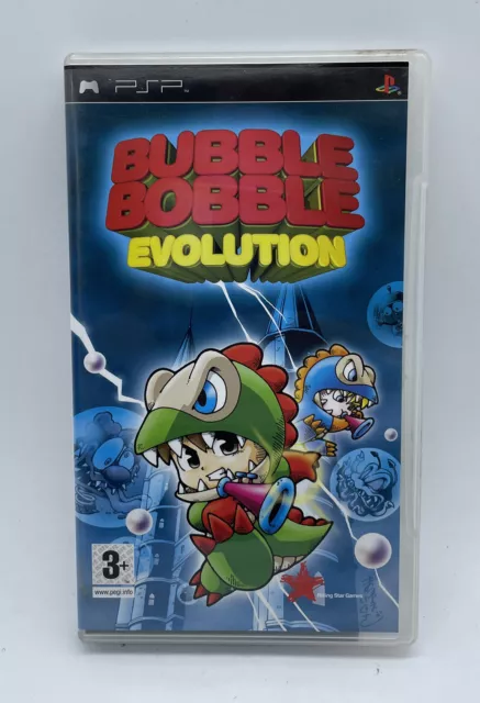 Bubble bobble evolution complete for the Playstation Portable PSP