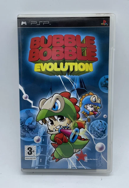 Bubble bobble evolution complete for the Playstation Portable PSP