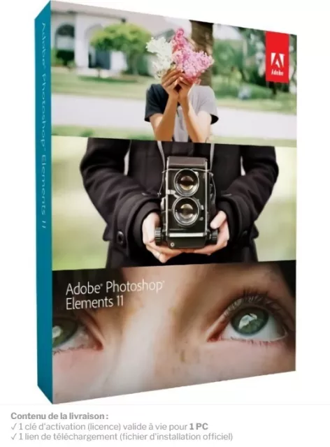 logiciel Adobe Photoshop Elements 11 licence à vie
