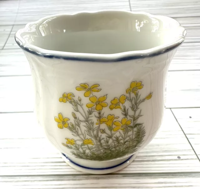 Vintage Takahashi Planter Flowers Floral Designs Japan Vase 3.5" Cottagecore