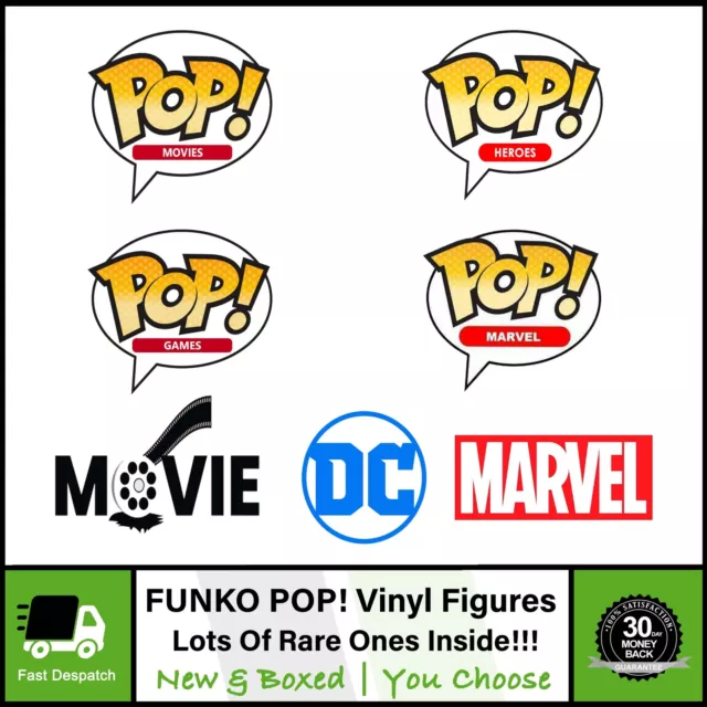 Funko Pop! | Vinyl Figures | Marvel | Video Games | Heroes | Movies | Rare