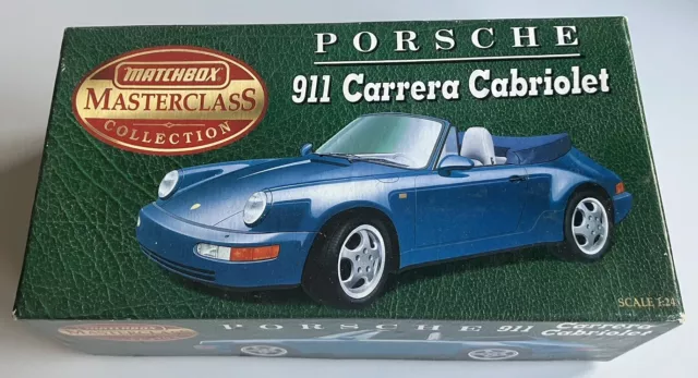 Matchbox Masterclass Collection, Porsche 911 Carrera Cabriolet, 1:24, Boxed