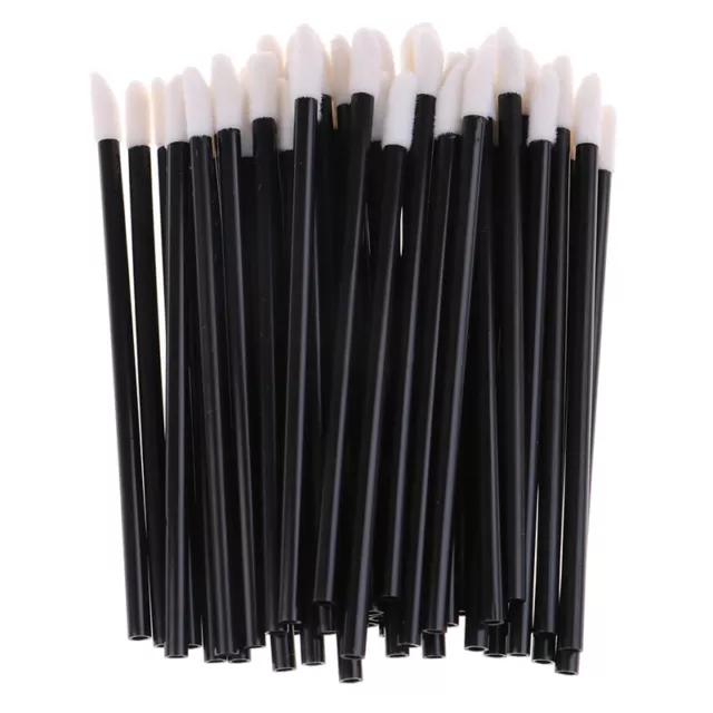 100 Disposable Lip Brush Gloss Wands Applicator Makeup Cosmetic Tool Bea X*tz 2