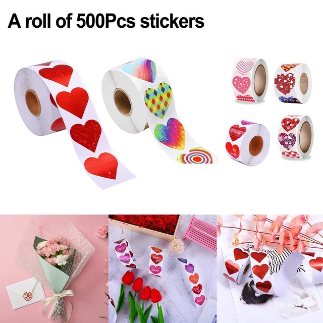 1 rollo pegatina de amor expreso asuntos de amor día de San Valentín decoración de boda regalo