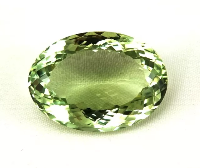 Shola Vrai 29,72 Carats Naturelle Vert Prasiolite (Améthyste Verte ), Prasiolite