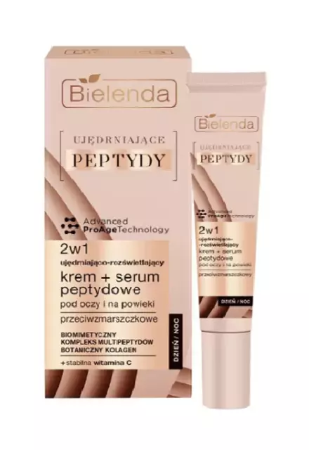 Bielenda Firming Peptides Collagen Cream + Serum 2In1 Under The Eyes And Eyelids