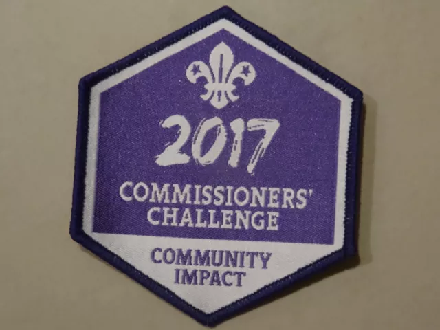 2017 Commissioners' Challenge Community Impact {Lancashire} Scout Badge