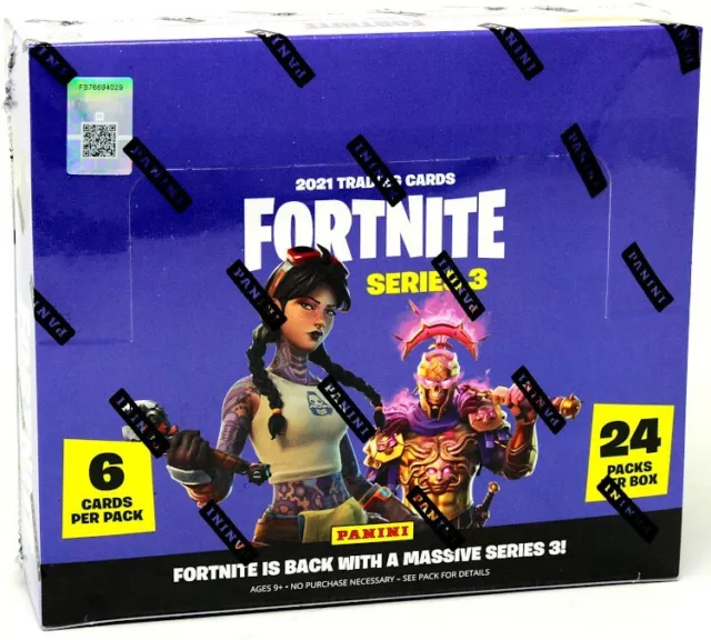 2021 Panini Fortnite Series 3 Trading Cards Hobby Box Blowout Cards