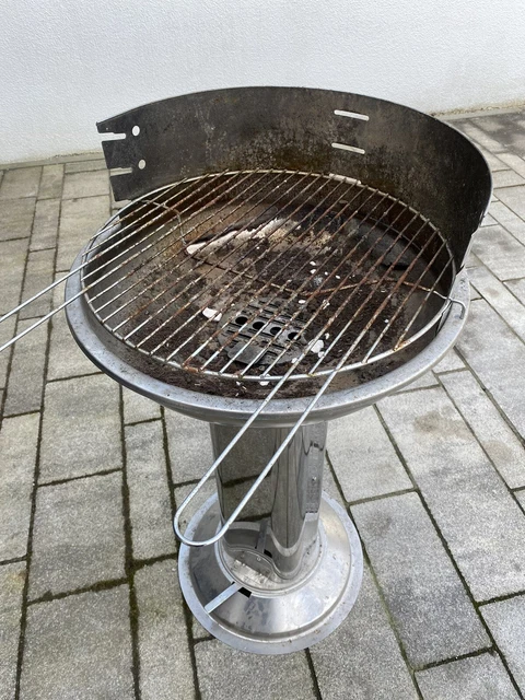 Holzkohle-Grill Edelstahl