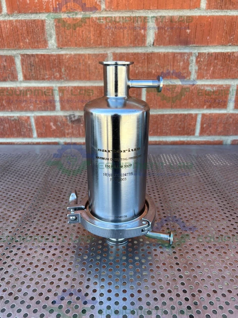Sartorius HU10U7IX24T0S Stainless Steel Filter Housing w/ Filter 150PSI at 300°F