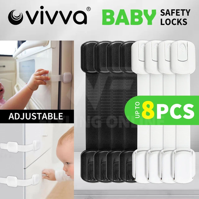 Child Toddler Baby Cupboard Cabinet Safety Locks Proof Door Drawer Fridge Kids