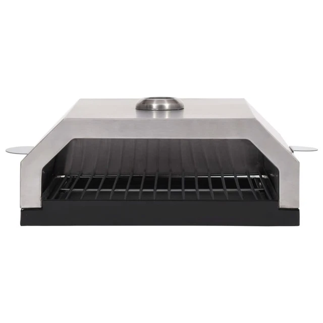 Pizzaofen mit Keramikstein Pizza Backofen Pizzabackofen für Gas-Kohlegrill Neu 3