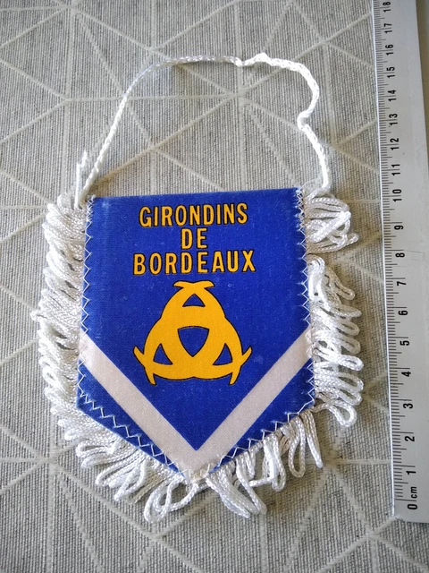 Fanion Vintage Girondins De Bordeaux - Avant 2000 - Collection Football Français
