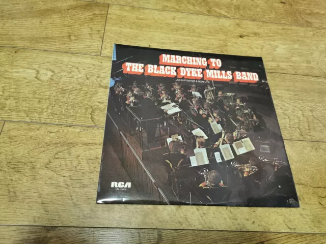 Black Dyke Mills Band -  Marching to The Black Dyke Mills Band UK LP Record