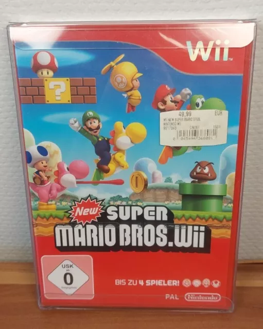 New Super Mario Bros. Wii (Nintendo Wii, 2009) Sealed