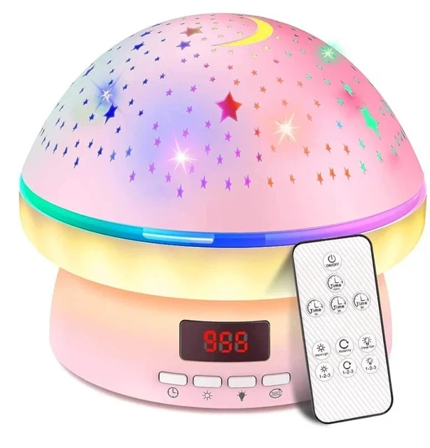 Pink Star Lamp Projector