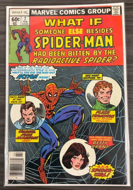 What If...? #7 KEY! Feat. Spider-Man, 1st App Of Captain Spider, Higher Grade!