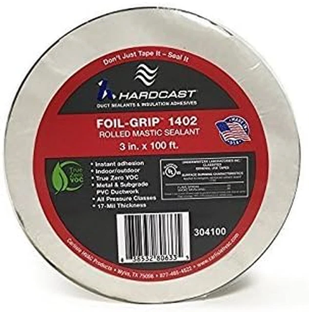 Rolled Mastic Duct Sealants Foils 3'' X100