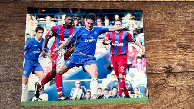 Frank Lampard signed Chelsea photo with COA