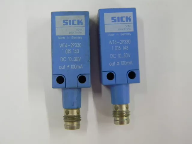 NOS Lot of 2 SICK WT4-2P330 Photoelectric Proximity Sensor  M4C