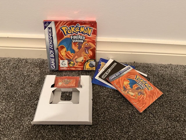 POKEMON FIRE RED Boxed AUS PAL Gameboy Advance GBA w Manual