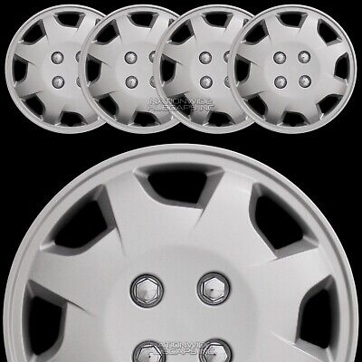 14" Set of 4 Hubcaps Wheel Covers Snap On Full Hub Caps fit R14 Tire & Steel Rim