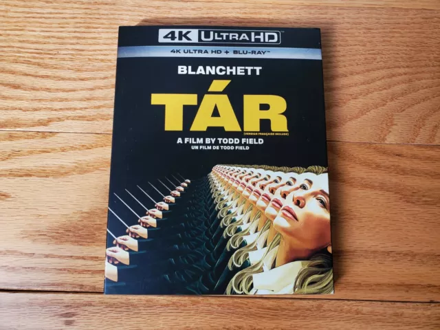 Tár 4K UHD + Blu-Ray + Slipcover Canadian BILINGUAL Cate Blanchett Todd Field