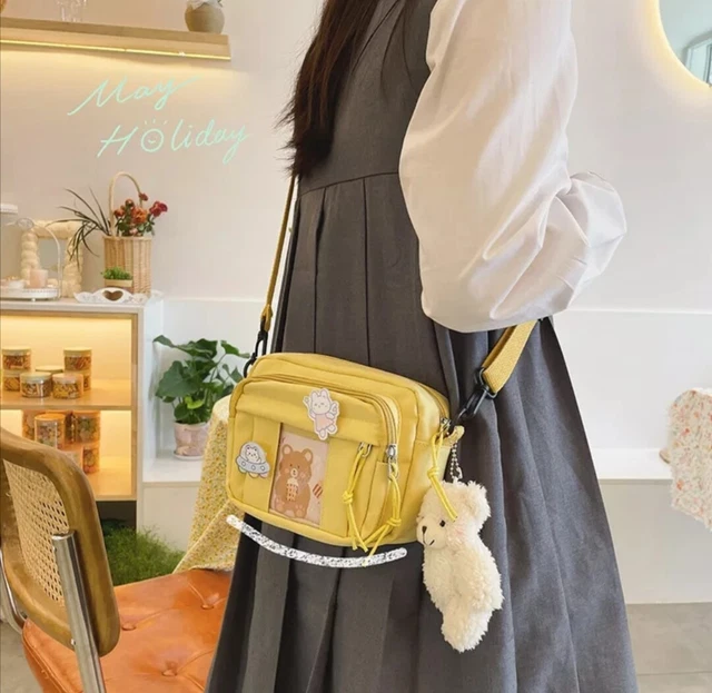 Canvas Cute Women Casual Shoulder Messenger Crossbody bag Small Purse Habdbag 08