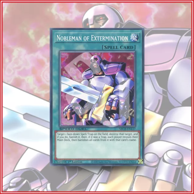 YuGiOh NOBLEMAN OF EXTERMINATION SBCB-EN117 Speed Duel: Battle City Box💎