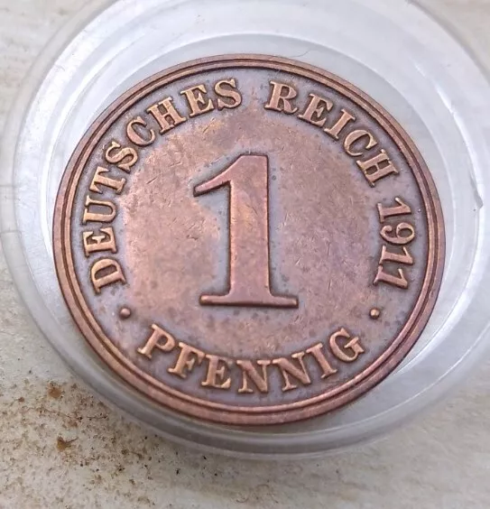 1 Pfennig 1911 J vorzüglich 3
