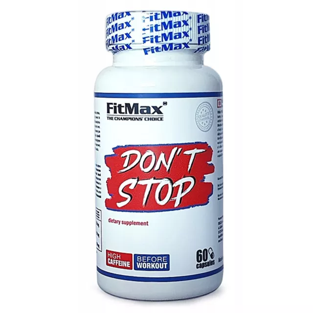 FITMAX DON'T STOP - Pre-Workout-Booster für langanhaltende Energie