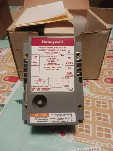 New Honeywell S86H 1006 Spark Ignition Control Module