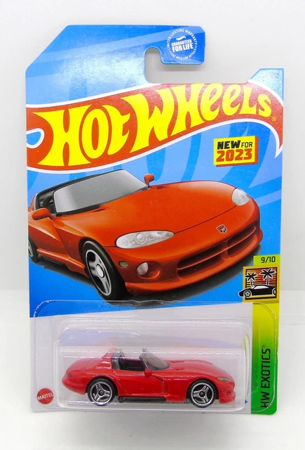 5960 HOT WHEELS Carte Us Exotics 2023 236 250 92 Dodge Viper