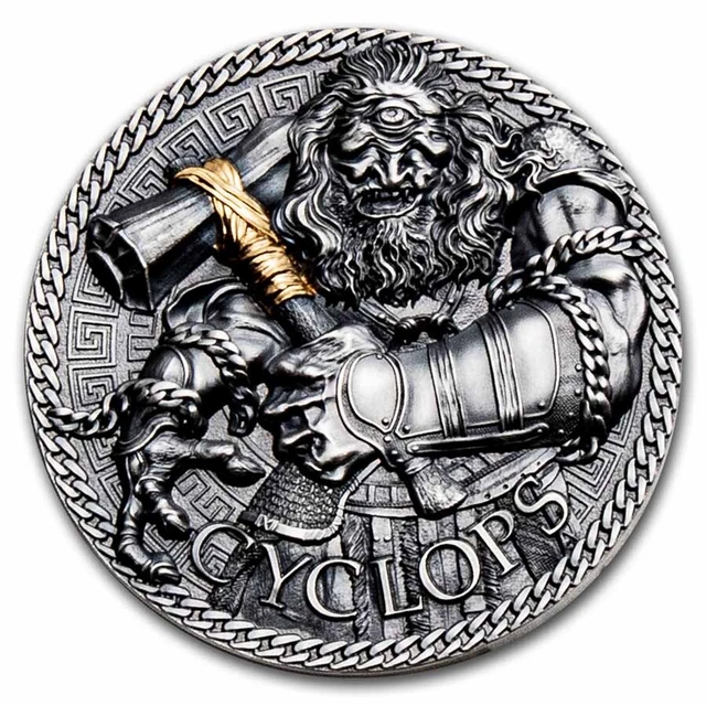 2022 Republic of Cameroon 1 oz Silver Greek Mythology; Cyclops - SKU#263980