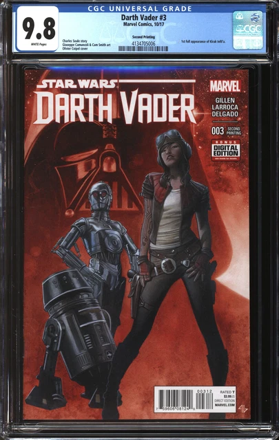 Star Wars: Darth Vader (2015) #3 Second Printing CGC 9.8 NM/MT