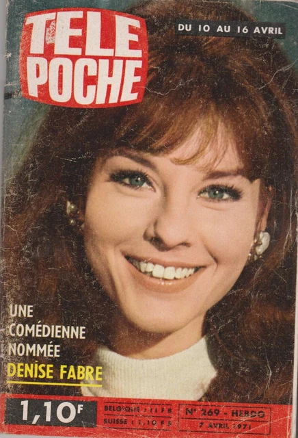 Tele Poche 1971  N° 269  Complet  Denise Fabre