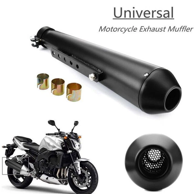 Universal Motorcycle Exhaust Pipe Muffler Silencer Fit For Harley Racer Cafe US