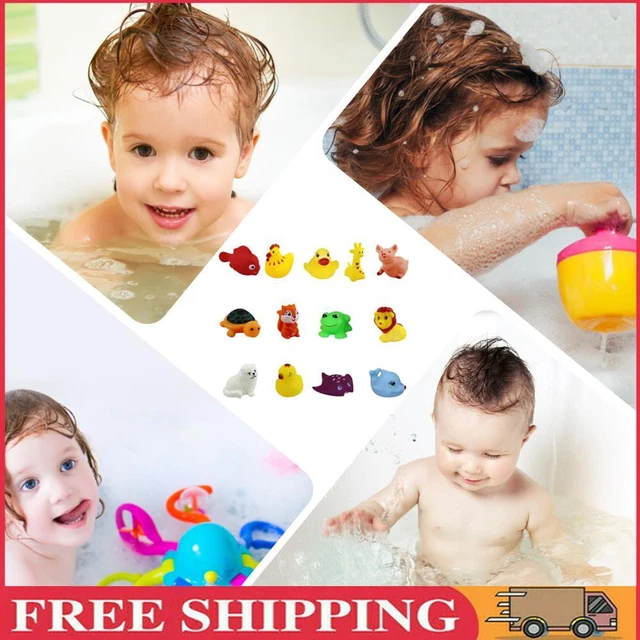13pcs Child Dabbling Toys Funny Gift Animals Pinching Toys Mini for Baby Playing