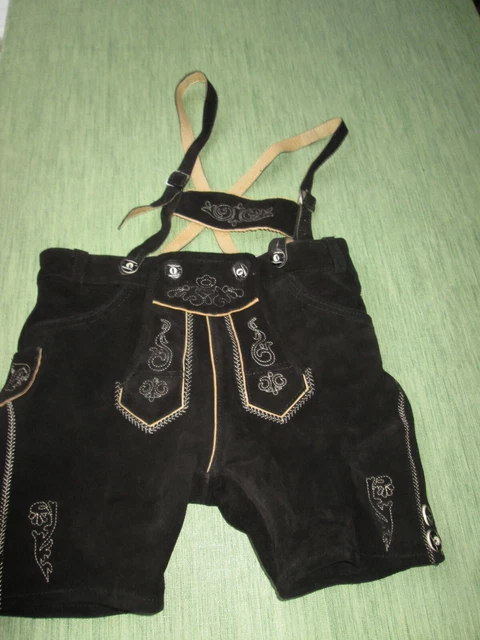 Pantaloni in pelle bambini pantaloni folcloristici taglia 158