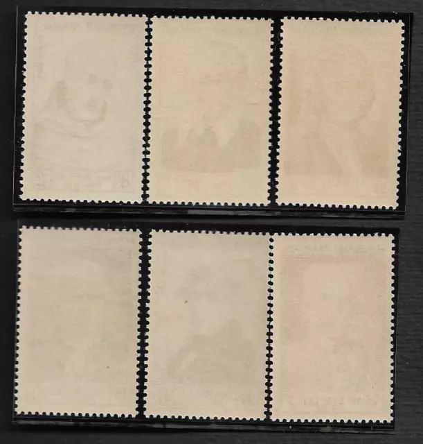 1953 timbres FRANCE Série Célébrités du n°945 à 950 neufs** sans charnière 2