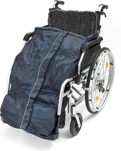 Manta para silla de ruedas NRS Q96978 NRS alimentada con lana, impermeable y cómoda