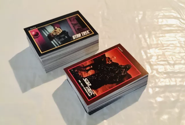 Star Trek Trading Cards TOS TNG Series 2 (161-310) H1-H4 w/ Cases Complete Set 2